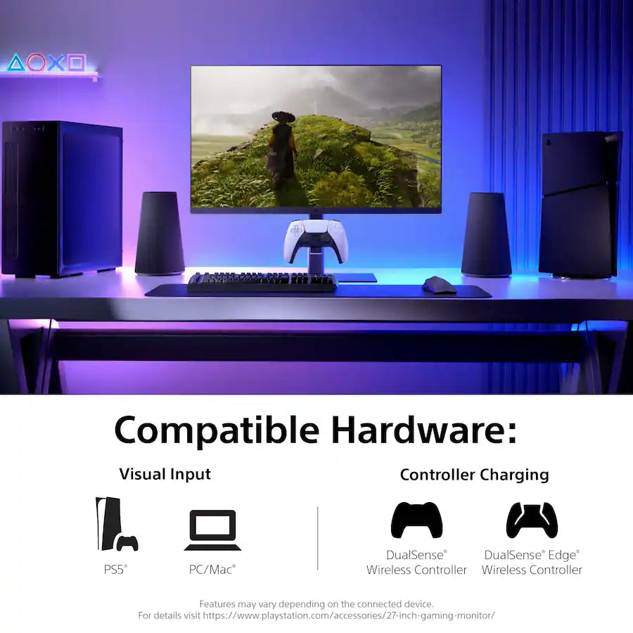 27-inch Gaming Monitor with DualSense Charging Hook