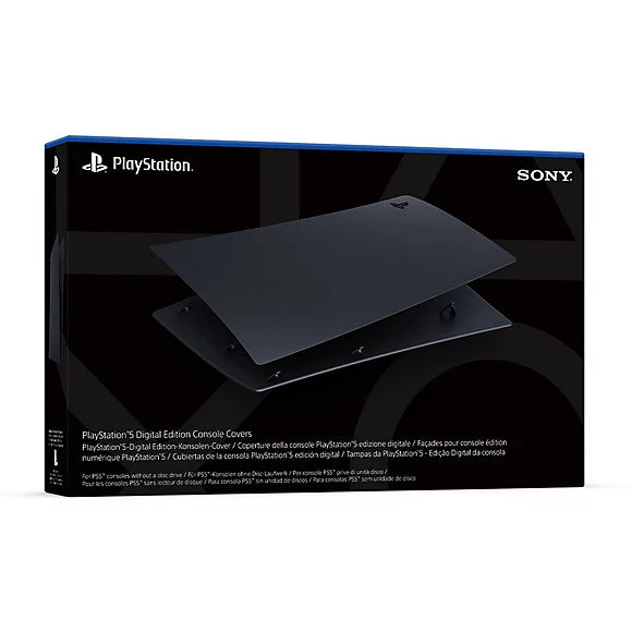 PS5 Console Covers Midnight Black